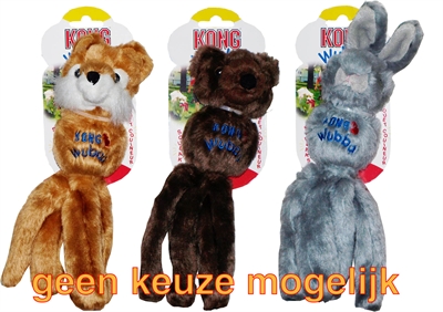 KONG WUBBA FRIEND ASSORTI SMALL KONG SPEELGOED HOND