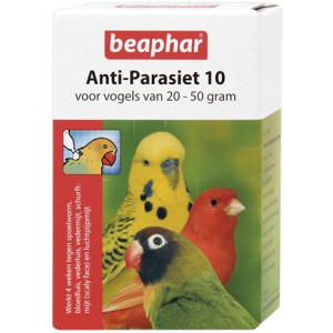 BEAPHAR ANTI-PARASIET 10 VOGEL (20-50GR) 2 PIP BEAPHAR BESTRIJDINGSARTIKELEN VOGEL