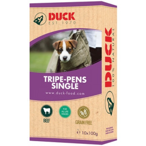 DUCK ENKELVOUDIG PENS HONDENVOER 1 KG DUCK DIEPVRIESVOER HOND