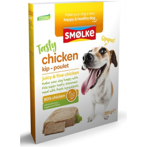 SMOLKE VERS GESTOOMD KIP 395 GR SMOLKE NATVOER HOND