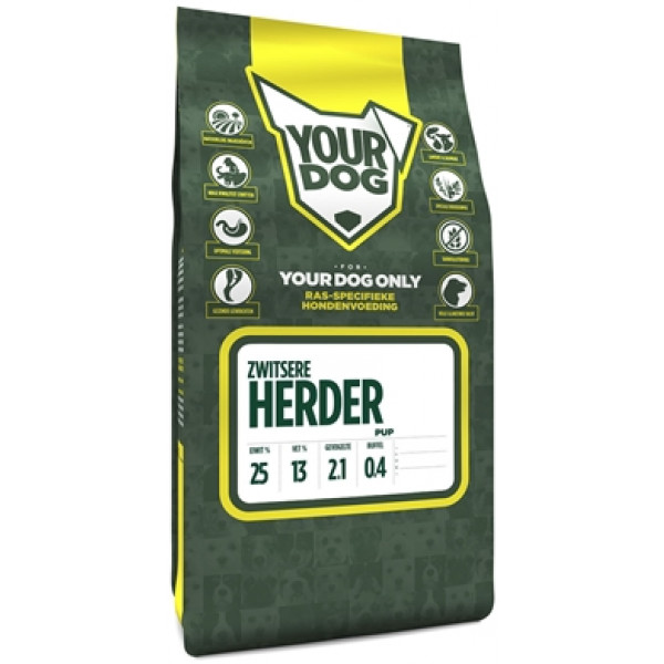 YOURDOG ZWITSERSE HERDER PUP 3 KG YOURDOG DROOGVOER HOND
