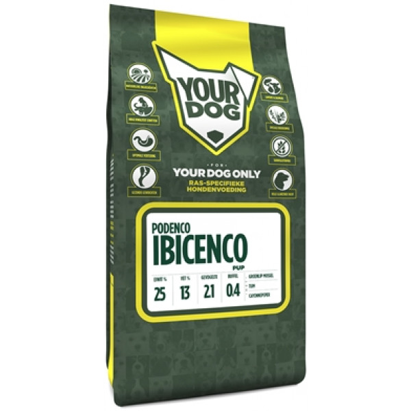 YOURDOG PODENCO IBICENCO PUP 3 KG YOURDOG DROOGVOER HOND