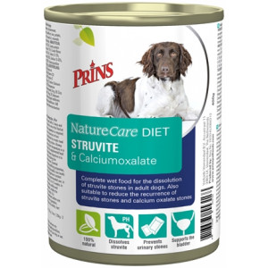 PRINS NATURECARE DIET DOG STRUVITE & CALCIUMOXALATE 6X400 GR PRINS NATVOER HOND