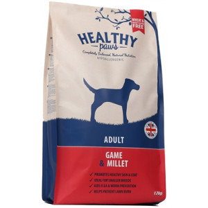 HEALTHY PAWS ADULT WILD / GIERST 12 KG HEALTHY PAWS DROOGVOER HOND