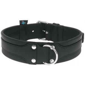 HALSBAND HOND COMFORT LEER ZWART 25 MMX40 CM MARTIN SELLIER HALSBANDEN/LIJNEN LEER HOND