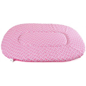 HONDENKUSSEN OVAAL PLAT ROZE BLOK 50 CM MARTIN SELLIER BEDDEN/MANDEN/KUSSENS HOND