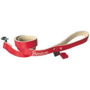 HONDENRIEM BENTON ROOD 16 MMX100 CM MARTIN SELLIER HALSBANDEN/LIJNEN NYLON HOND