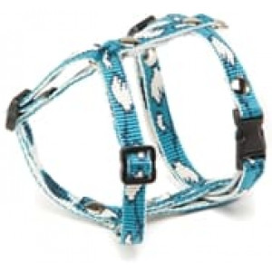 HONDENTUIG FLEUR BAMBOE TURQUOISE 10 MMX25-38 CM MARTIN SELLIER HALSBANDEN/LIJNEN NYLON HOND