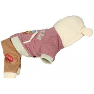 HONDEN SWEATER EN BROEK TEDDY ROZE XS MARTIN SELLIER KLEDING HOND