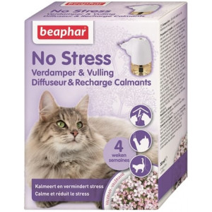 BEAPHAR NO STRESS VERDAMPER MET VULLING KAT 30 ML BEAPHAR BESTRIJDINGSARTIKELEN KAT