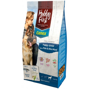 HOBBYFIRST CANEX PUPPY/JUNIOR BROCKS RICH IN FISH & RICE MAXI 12 KG HOBBYFIRST CANEX DROOGVOER HOND