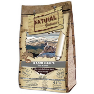 NATURAL GREATNESS RABBIT LIGHT & FIT RECIPE 2 KG NATURAL GREATNESS DROOGVOER HOND