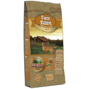 FARM NATURE CHICKEN / RICE 12,5 KG FARM NATURE DROOGVOER HOND