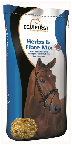 EQUIFIRST HERBS & FIBRE MIX 20 KG EQUIFIRST DROOGVOER RUITERSPORT