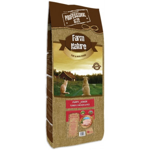 FARM NATURE TURKEY / CHICKEN WITH RICE JUNIOR 18 KG FARM NATURE DROOGVOER HOND