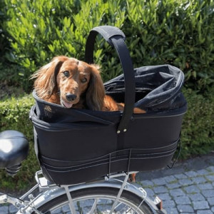 TRIXIE FIETSMAND BAGAGE DRAGER BREED ZWART 60X29X49 CM TRIXIE OUTDOOR HOND