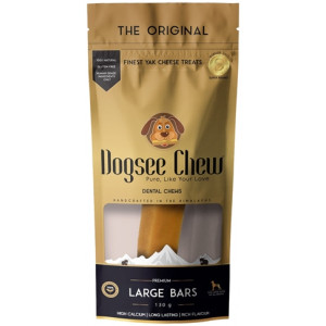 DOGSEE CHEW LARGE BARS 130 GR DOGSEE CHEW SNACKS KAUW HOND