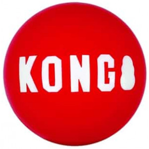 KONG SIGNATURE BALLS LARGE 8,5 CM 2 ST KONG SPEELGOED HOND