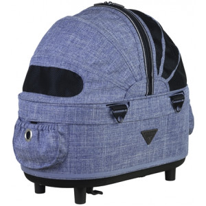 AIRBUGGY REISMAND HONDENBUGGY DOME2 SM COT EARTH BLAUW 53X31X52 CM AIRBUGGY VERVOERSBOX HOND