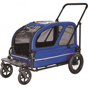 AIRBUGGY HONDENBUGGY CARRIAGE ROYAL BLAUW 127X70X100 CM AIRBUGGY VERVOERSBOX HOND