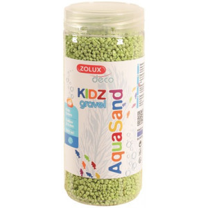 ZOLUX AQUASAND KIDZ GRAVEL GRIND GROEN 500 ML ZOLUX DECORATIE AQUARIUM