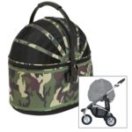 AIRBUGGY HONDENBUGGY COT S PLUS CAMOUFLAGE 96X58X99 CM AIRBUGGY VERVOERSBOX HOND
