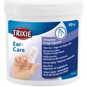 TRIXIE EAR CARE VINGERPADS 50 ST TRIXIE VERZORGINGSPRODUCT HOND
