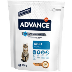 ADVANCE CAT ADULT CHICKEN / RICE 400 GR ADVANCE DROOGVOER KAT