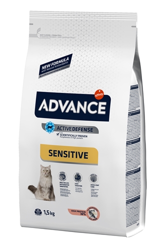 ADVANCE CAT ADULT SENSITIVE 1,5 KG ADVANCE DROOGVOER KAT