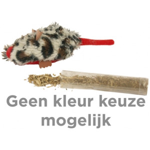 PETBRANDS SPEELMUIS MET CATNIP HERVULBAAR 6X2X10 CM PETBRANDS SPEELGOED KAT