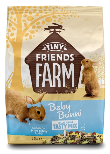 SUPREME RUSSEL RABBIT JUNIOR ORIGINAL 2,5 KG SUPREME DROOGVOER/ZADEN KNAAGDIER/KONIJN/FRET