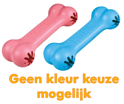 KONG PUPPY GOODIE BONE ROZE OF BLAUW ASSORTI KONG SPEELGOED HOND