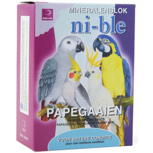 ESVE NI-BLE MINERALEN PIKBLOK PAPEGAAI ROZE ESVE VOEDINGSSUPPLEMENTEN VOGEL