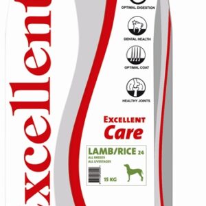 EXCELLENT CARE LAMB/RICE 24 15 KG EXCELLENT DROOGVOER HOND