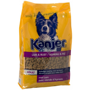 KANJER LAM/RIJST 15 KG KANJER DROOGVOER HOND