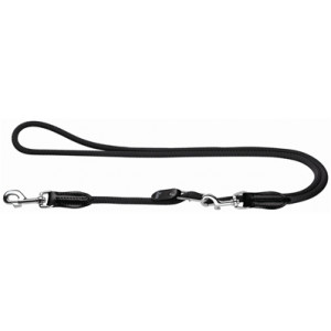 HUNTER VARIOLIJN FREESTYLE NYLON ROND ZWART 200X1CM HUNTER HALSBANDEN/LIJNEN NYLON HOND