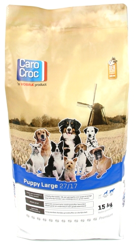 CAROCROC PUPPY LARGE BREED 15 KG CAROCROC DROOGVOER HOND