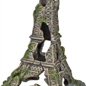 EIFFELTOREN GRIJS 18X24 CM BOON DECORATIE AQUARIUM