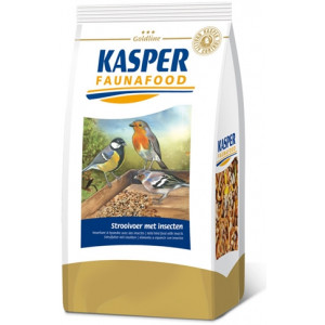 KASPER FAUNAFOOD GOLDLINE STROOIVOER MET INSECTEN 1 KG KASPER FAUNAFOOD DROOGVOER/ZADEN VOGEL